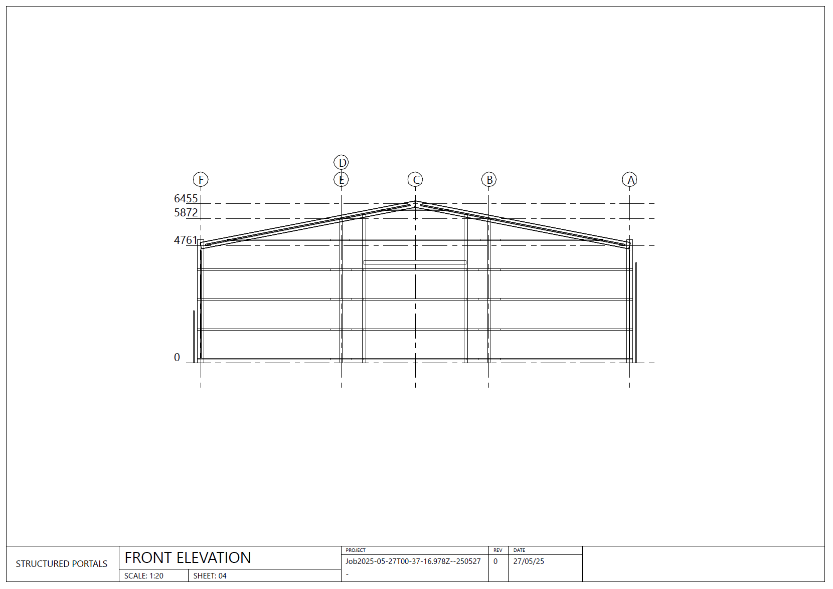 Wind Load on Portal Frame